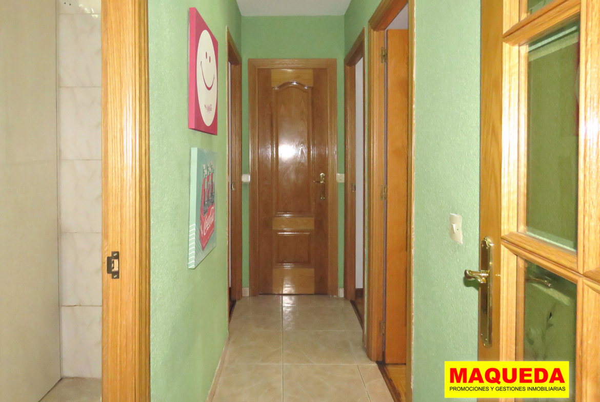 Pasillo de distribución a los dormitorios