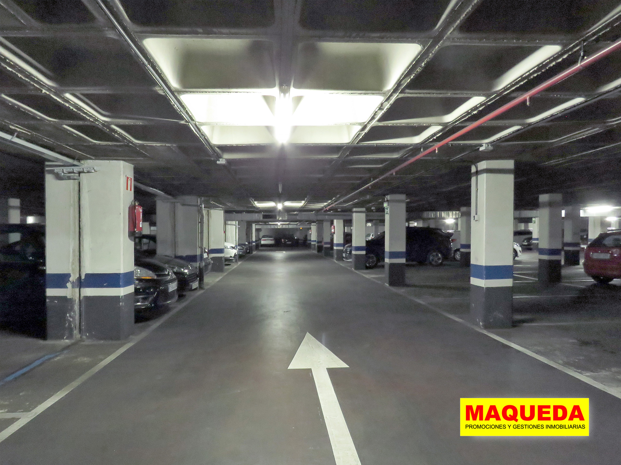 Calles internas del aparcamiento