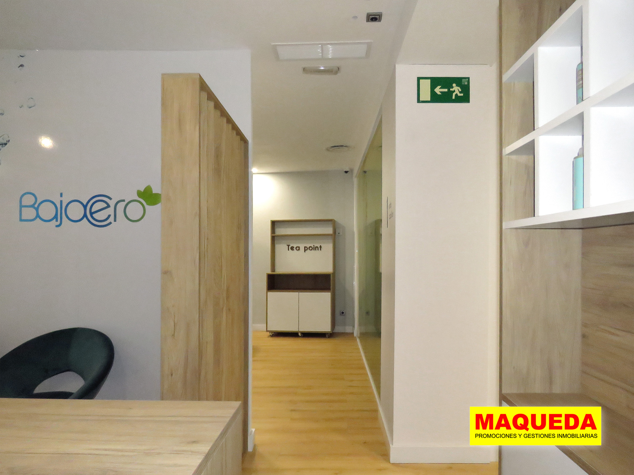 Zona de atención al público del local comercial en el centro de Alcorcón