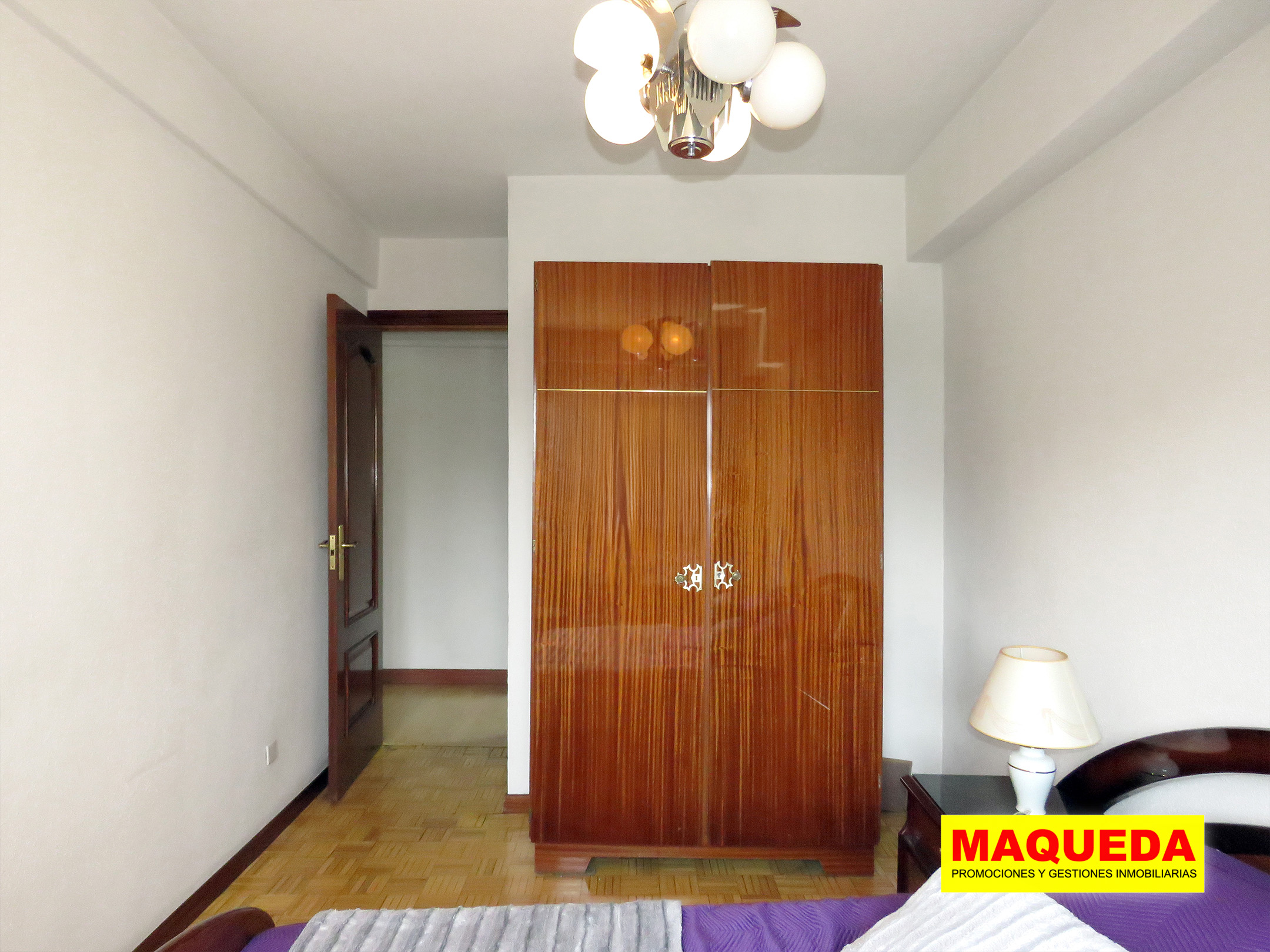 Dormitorio principal exterior en piso en venta en Alcorcón, Parque Guadalquivir