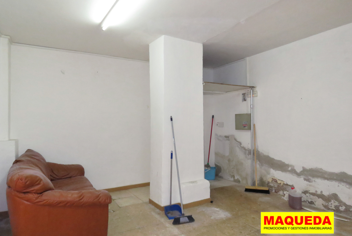 Almacén del local en venta en el centro de Alcorcón