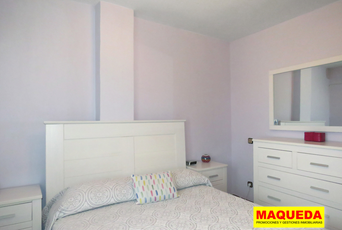 Dormitorio principal del piso en venta en Alcorcón centro