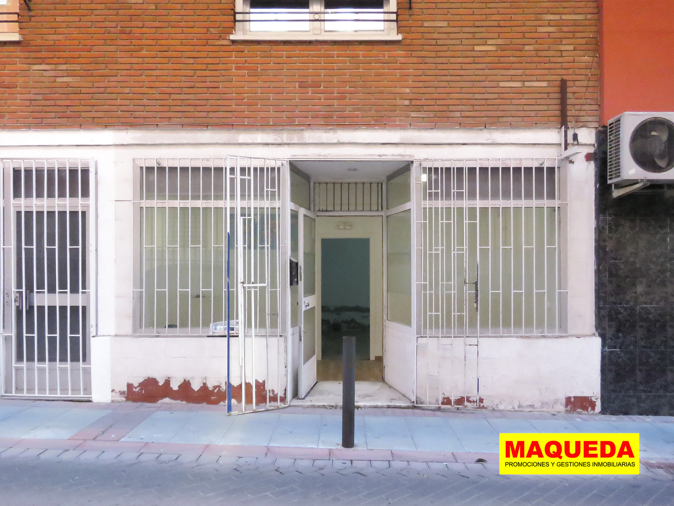 Fachada del local en venta en Alcorcón centro