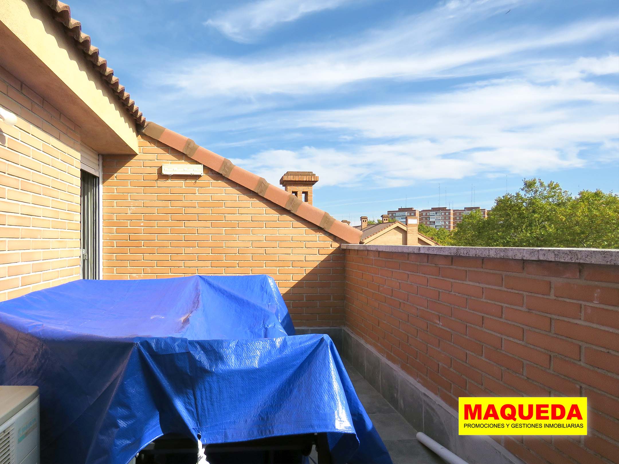 Terraza del ático dúplex en venta en Prado Santo Domingo - Alcorcón