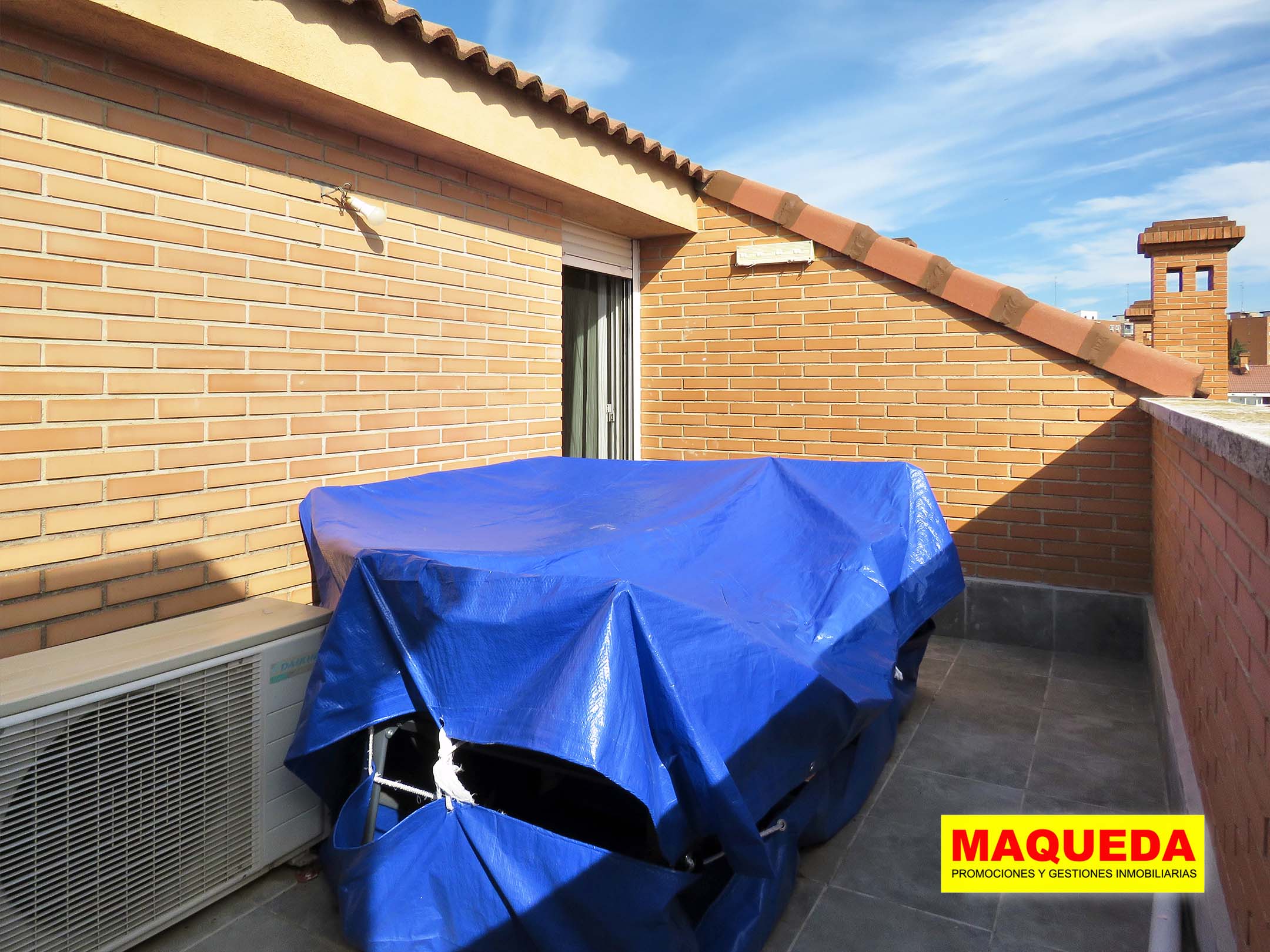 Terraza del ático en venta en Prado Santo Domingo - Alcorcón