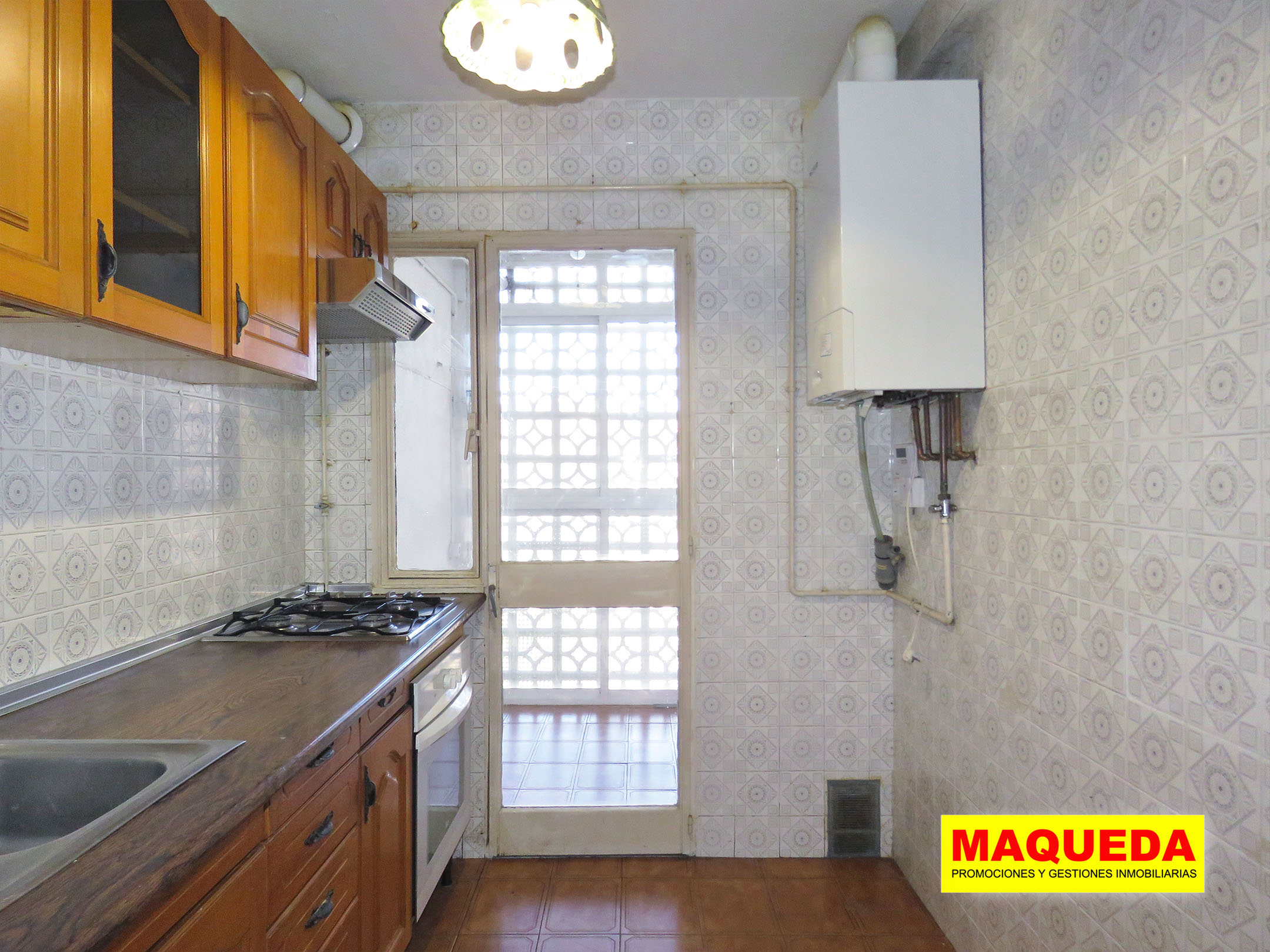 Cocina con tendedero del piso en venta en Guadarrama - La Jarosa I