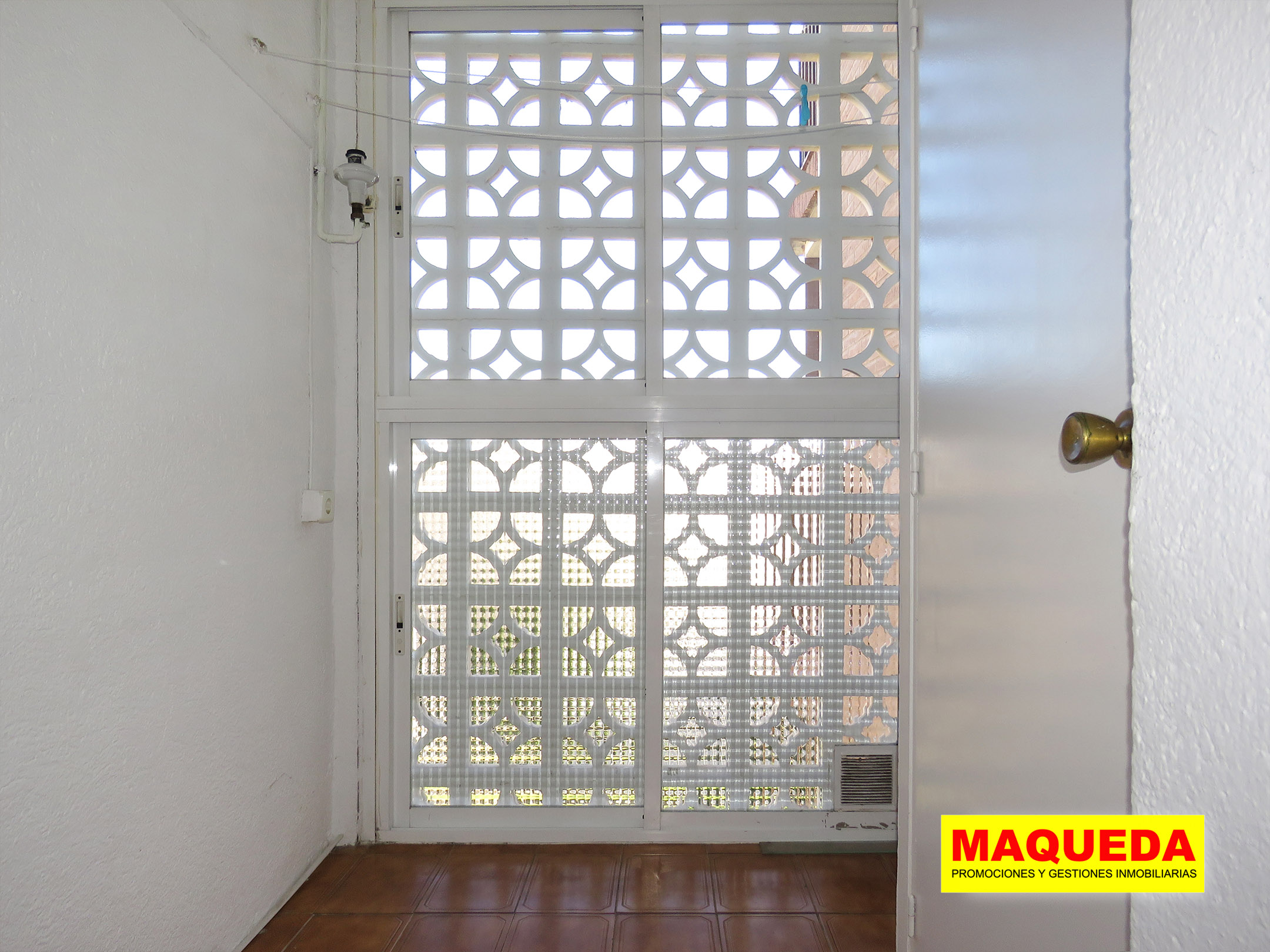 Tendedero acristalado del piso en venta en Guadarrama