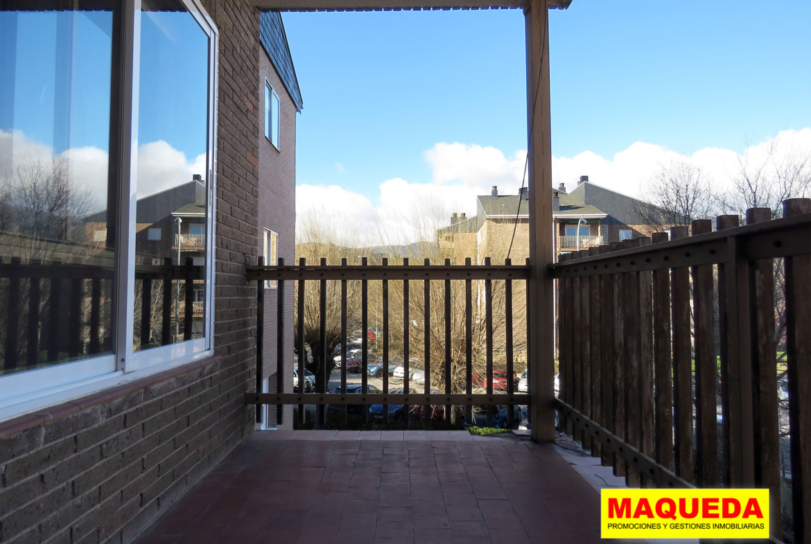 Terraza del piso en venta en Guadarrama
