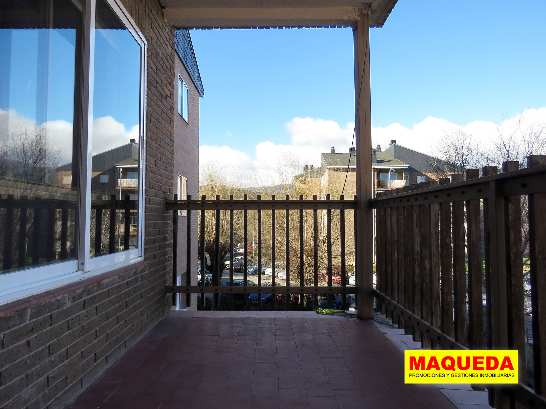 Terraza del piso en venta en Guadarrama