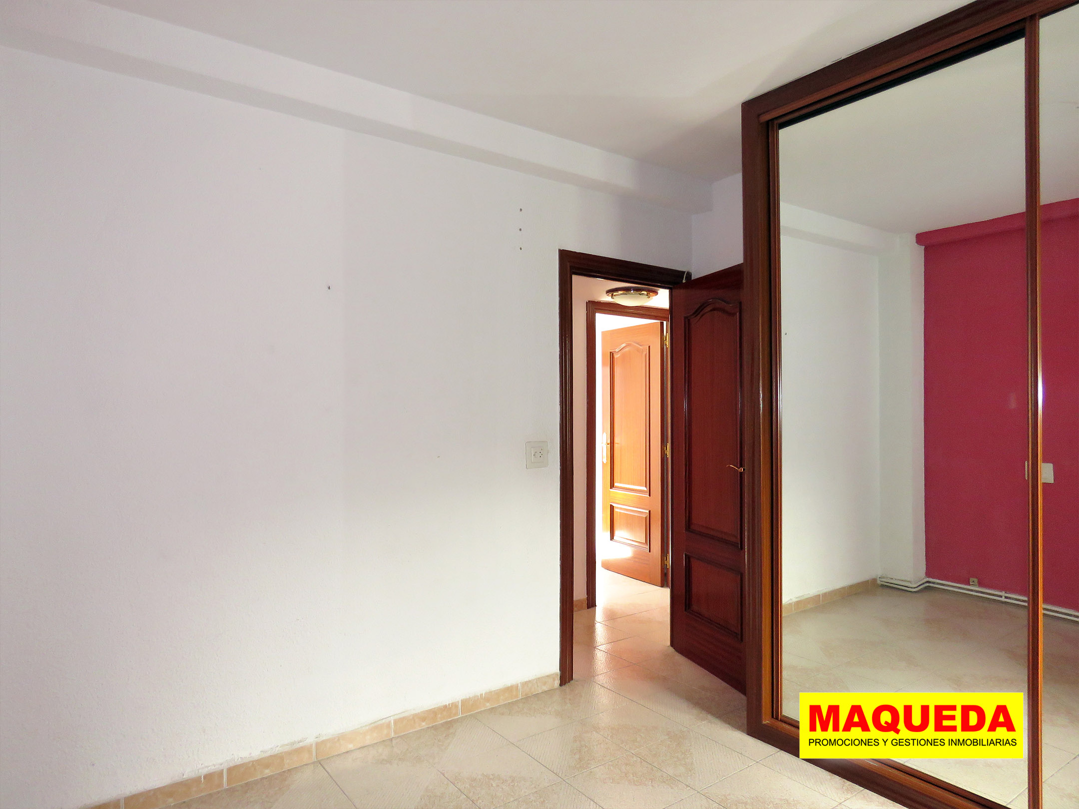 Dormitorio principal del piso en Alcorcón centro - zona Polvoranca