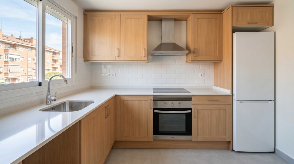 Vivienda limpia y ordenada lista para alquilar en Alcorcón