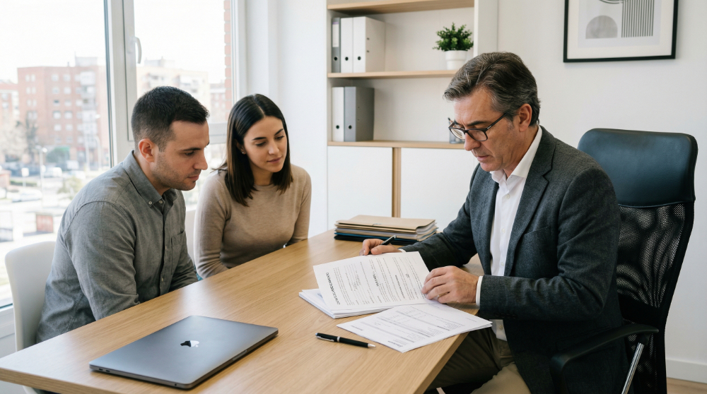 Revisión de documentos de un inquilino para alquilar una vivienda en Alcorcón