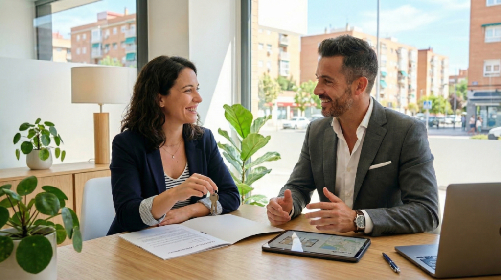 Negociación inmobiliaria exitosa para vender una vivienda en Alcorcón
