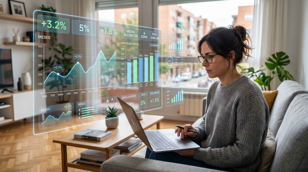 precio alquiler vivienda análisis mercado alquiler Alcorcón