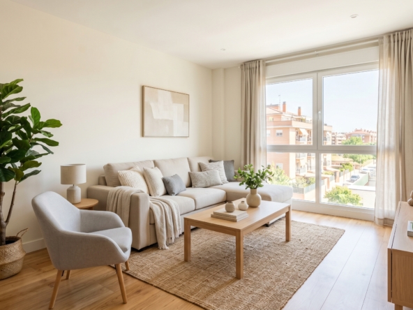 preparar vivienda para vender en Alcorcón salón luminoso ordenado