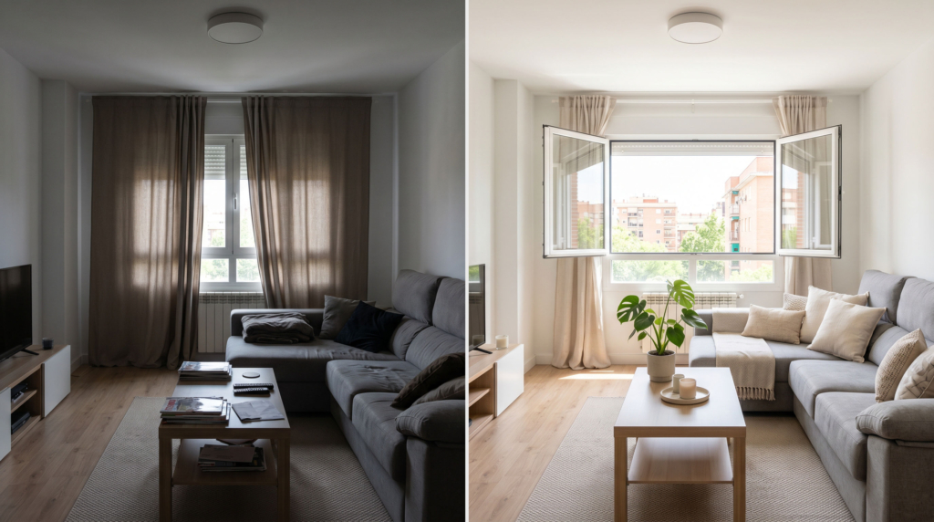 primera impresion vivienda ordenada visita comprador