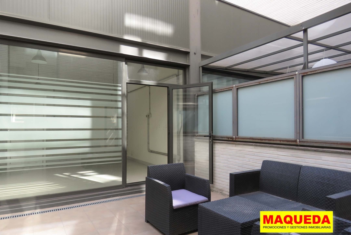 Jardín del Loft en venta en Alcorcón con jardín – Puerta del Sur