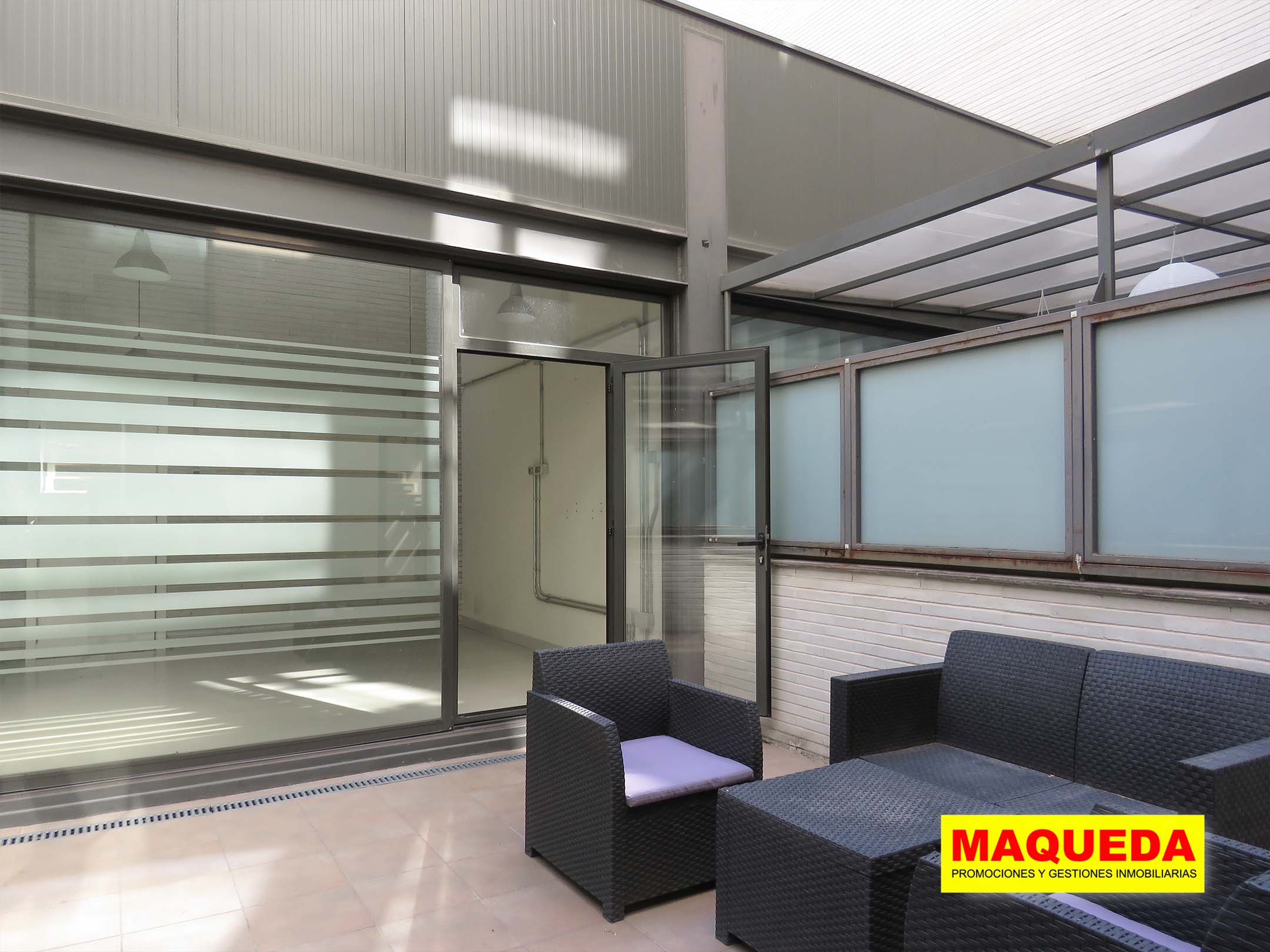 Jardín del Loft en venta en Alcorcón con jardín – Puerta del Sur