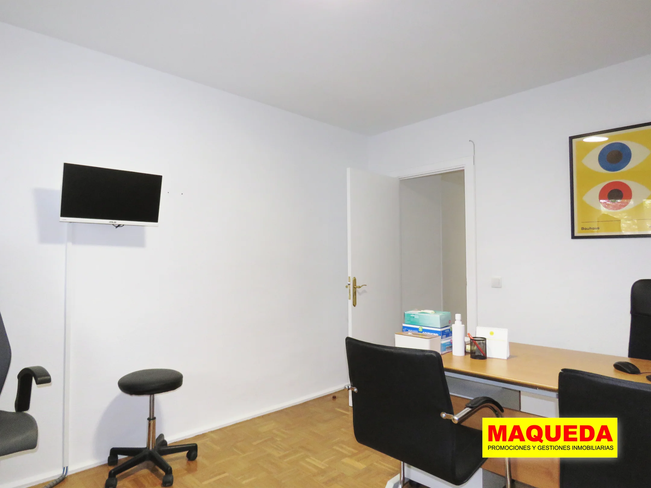 Dormitorio doble del piso en venta en el centro de Alcorcón, junto al ayuntamiento