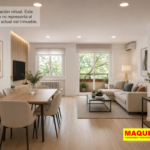 Home staging virtual del piso en venta en el centro de Alcorcón
