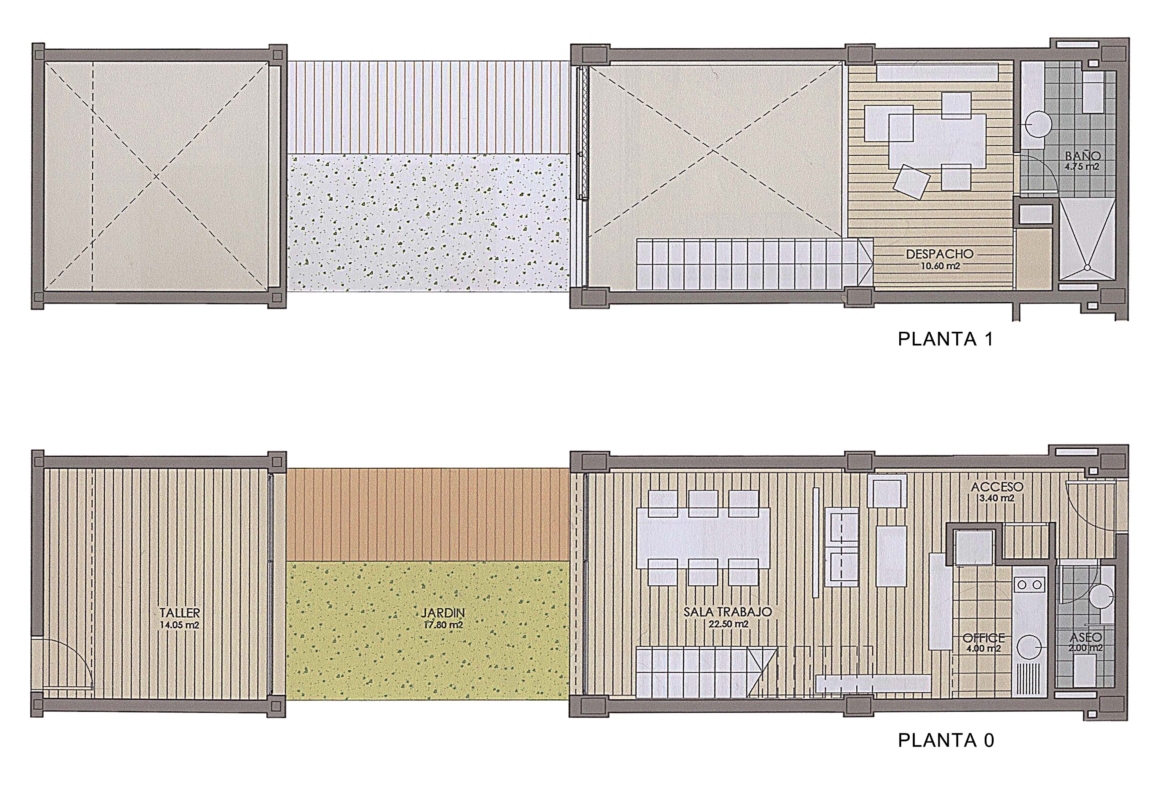 Plano del loft en Alcorcón - Puerta del Sur