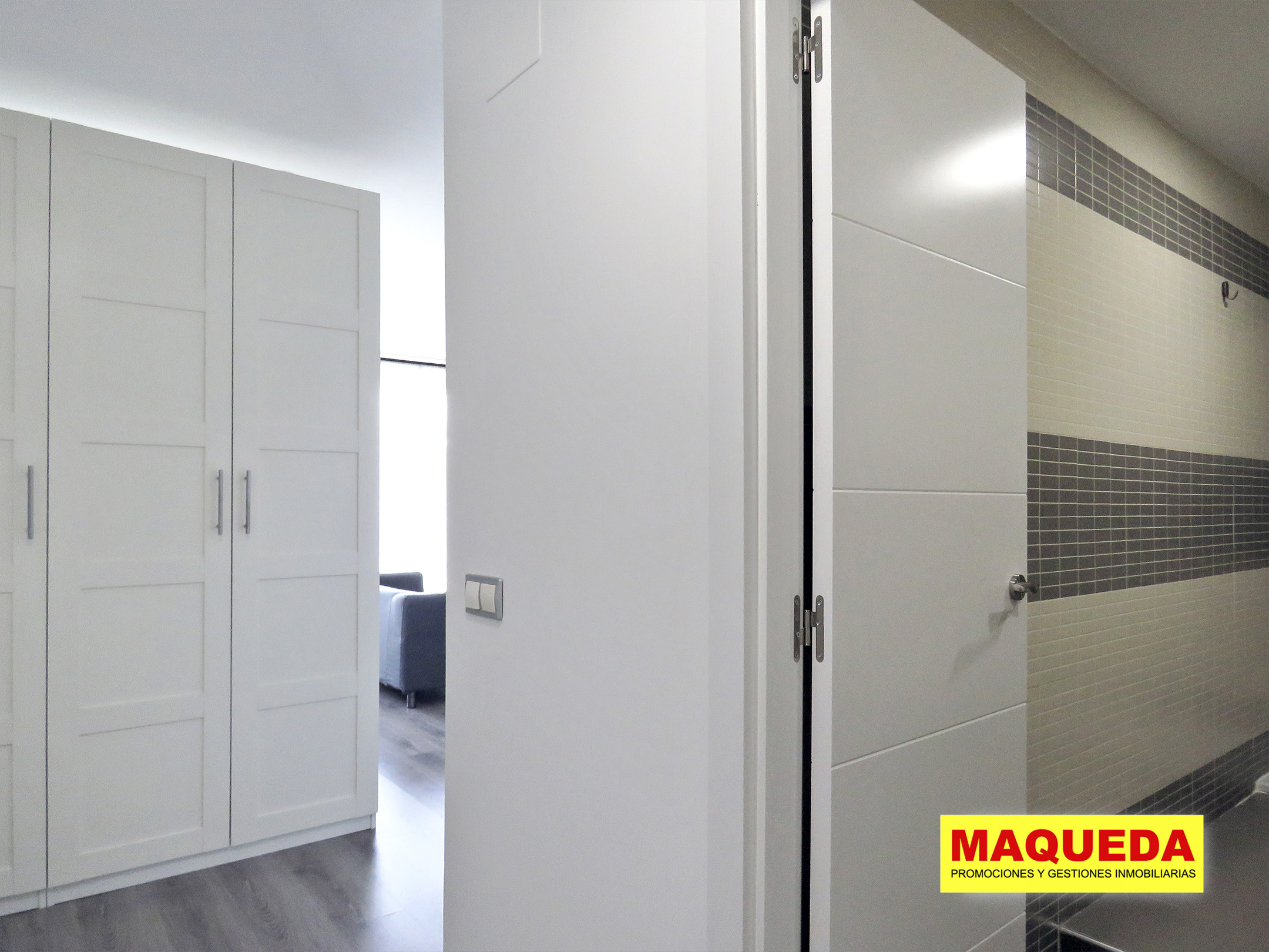Entrada del estudio tipo loft en alquiler en Puerta del Sur, Alcorcón
