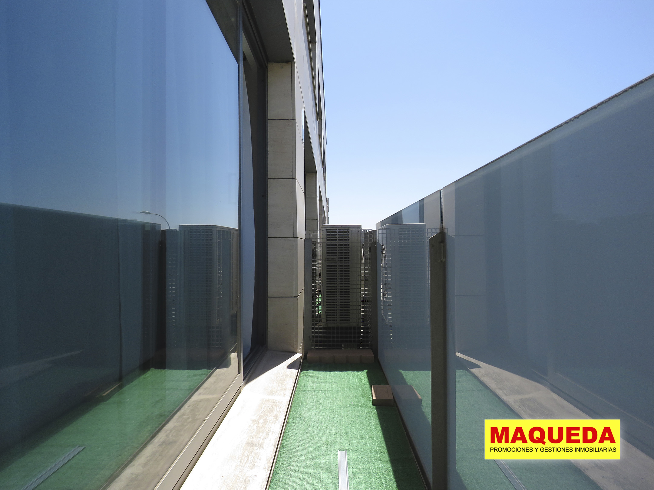 Terraza del estudio tipo loft en alquiler en Puerta del Sur, Alcorcón