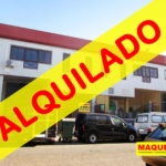 Fachada de la nave industrial en alquiler en Polígono Urtinsa II, Alcorcón con etiqueta de ALQUILADO