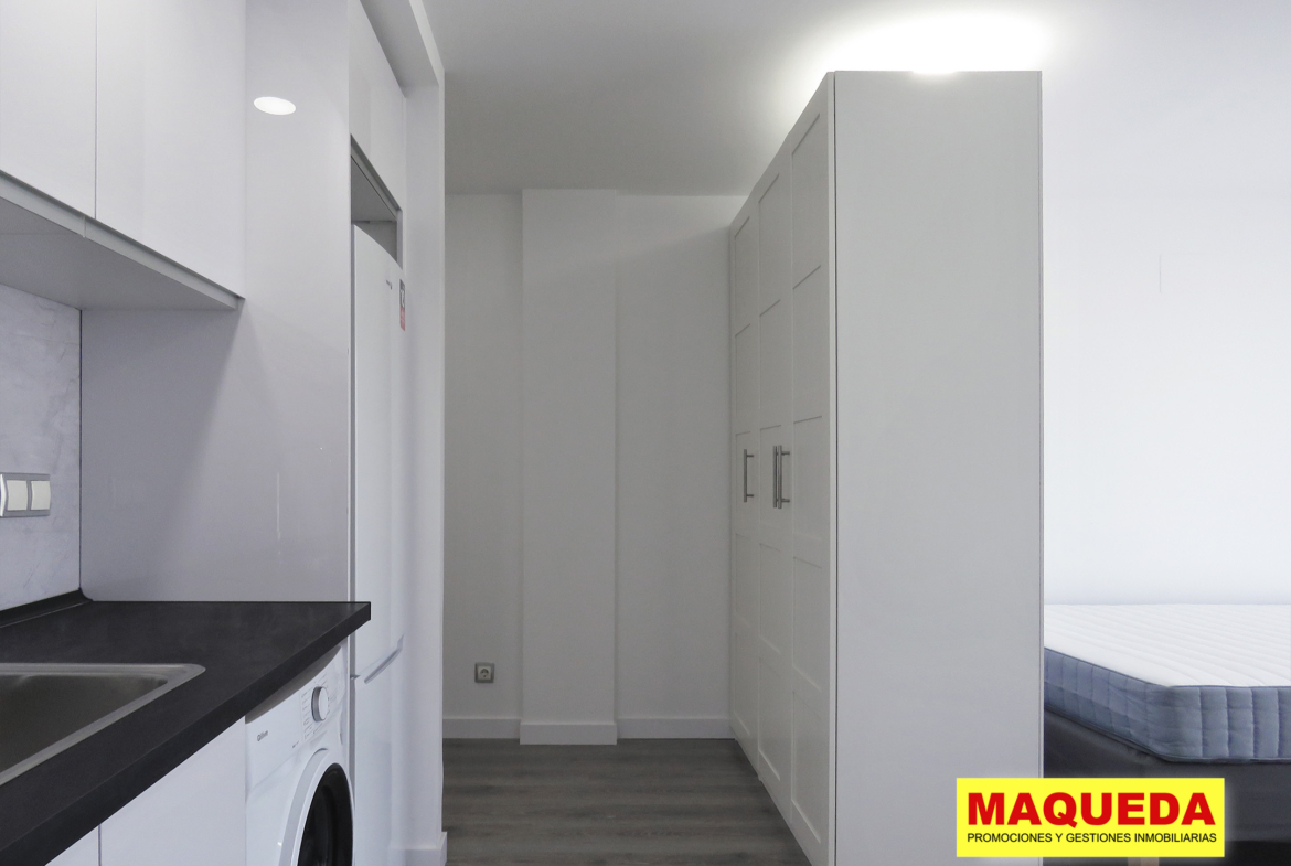 Pasillo del estudio tipo loft en alquiler en Puerta del Sur, Alcorcón