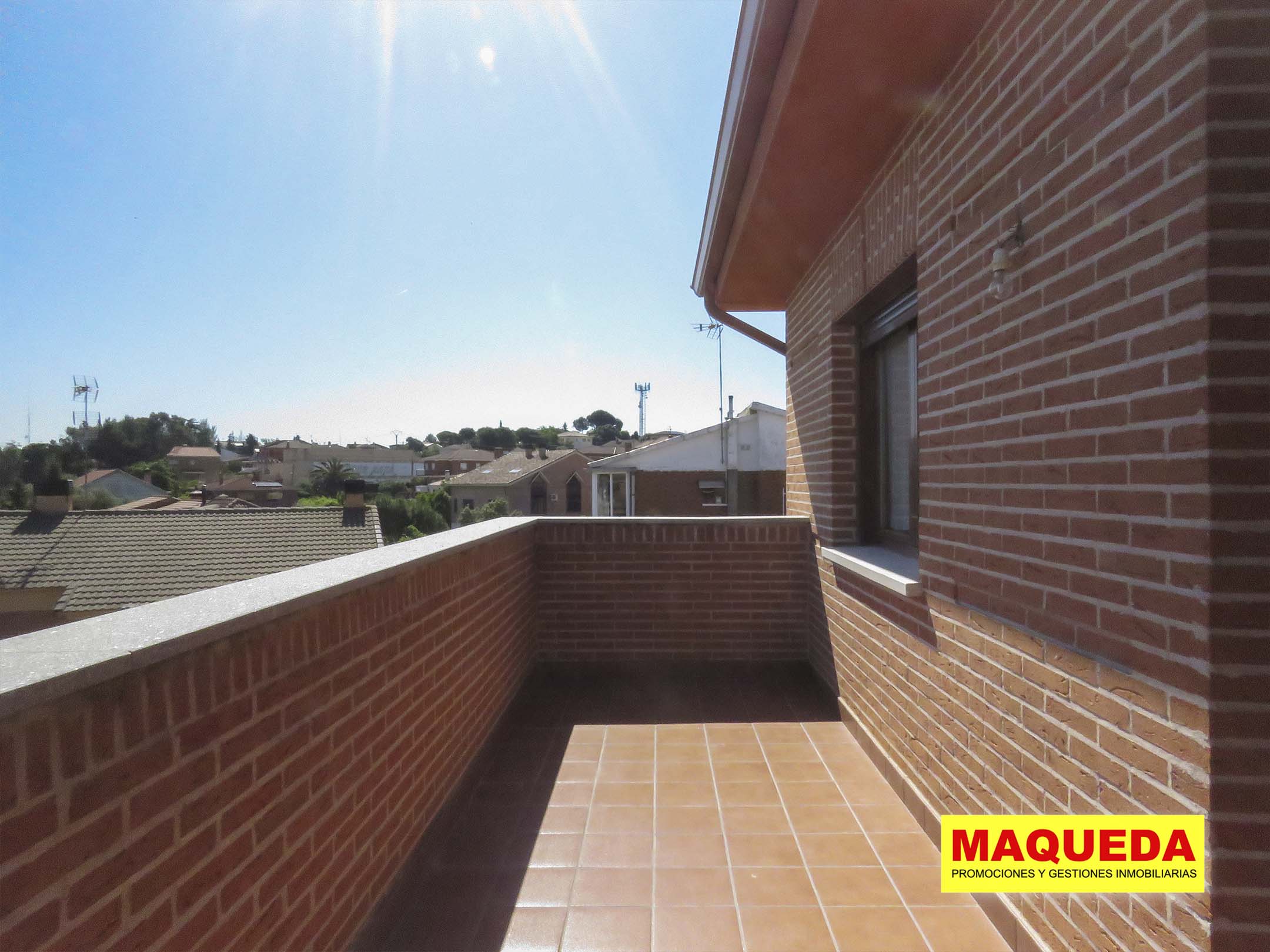 Terraza del apartamento en alquiler en Calypo-Fado