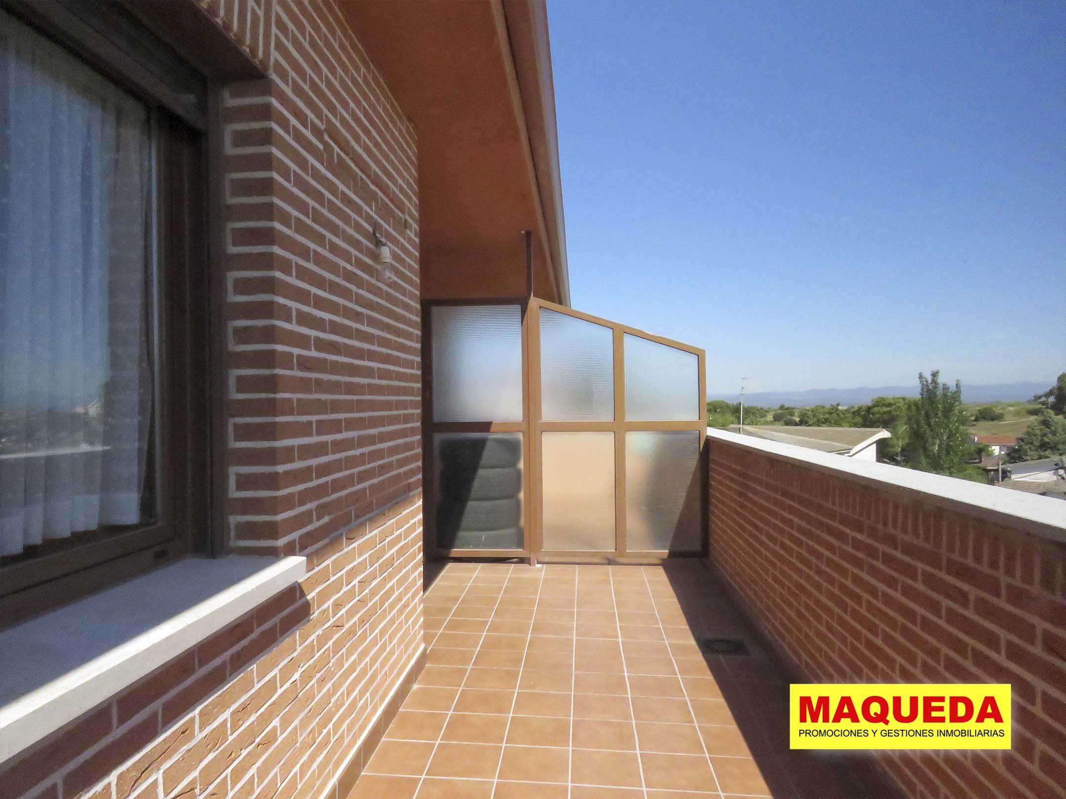 Terraza del apartamento en alquiler en Calypo-Fado