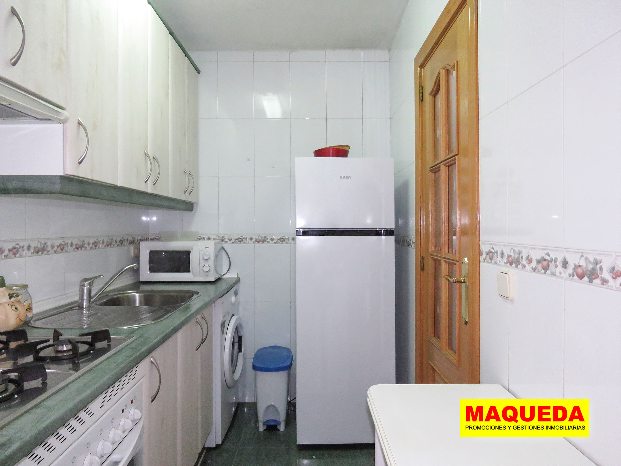 Cocina del piso en venta en zona centro de Alcorcón, junto a calle Mayor