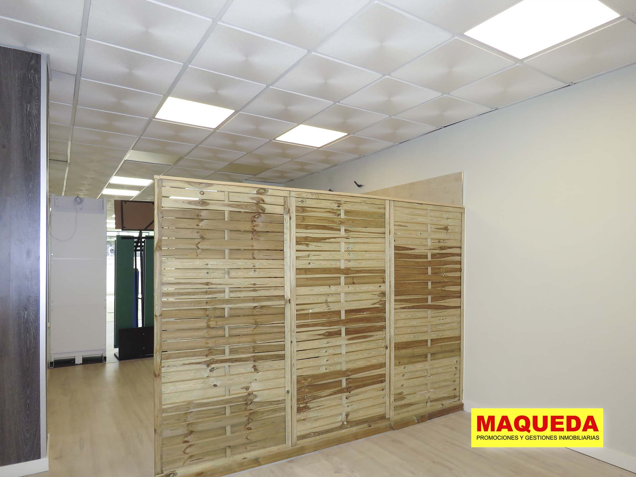 Sala trasera del local en alquiler en Los Cantos, Alcorcón Centro