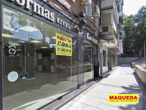 Fachada del local en alquiler en Los Cantos, Alcorcón Centro