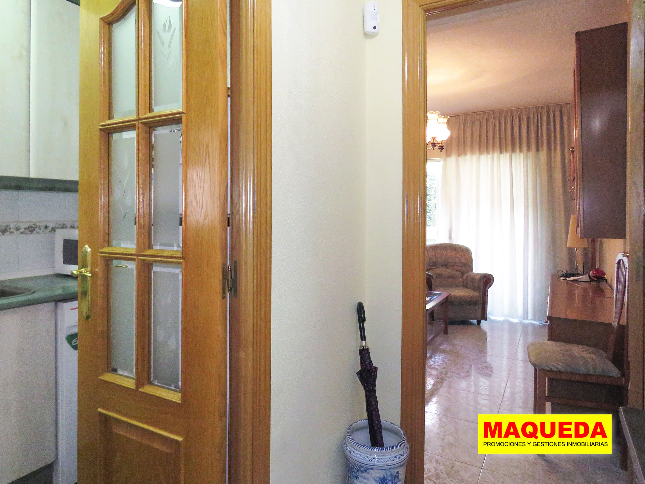 Entrada del piso en venta en zona centro de Alcorcón, junto a calle Mayor