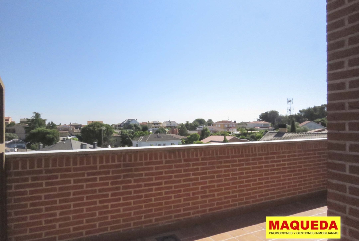 Terraza con vistas del apartamento en alquiler en Calypo-Fado