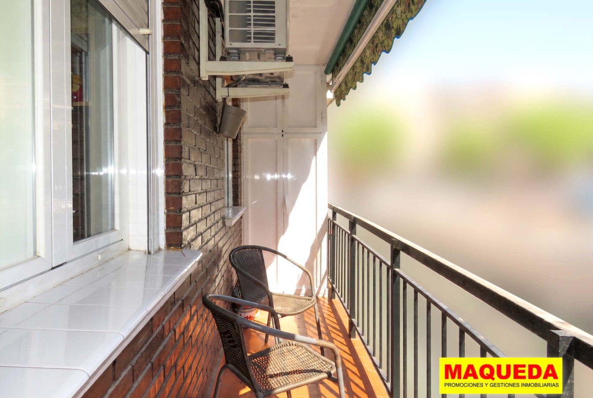 Terraza del piso en venta en calle Mayor Alcorcón
