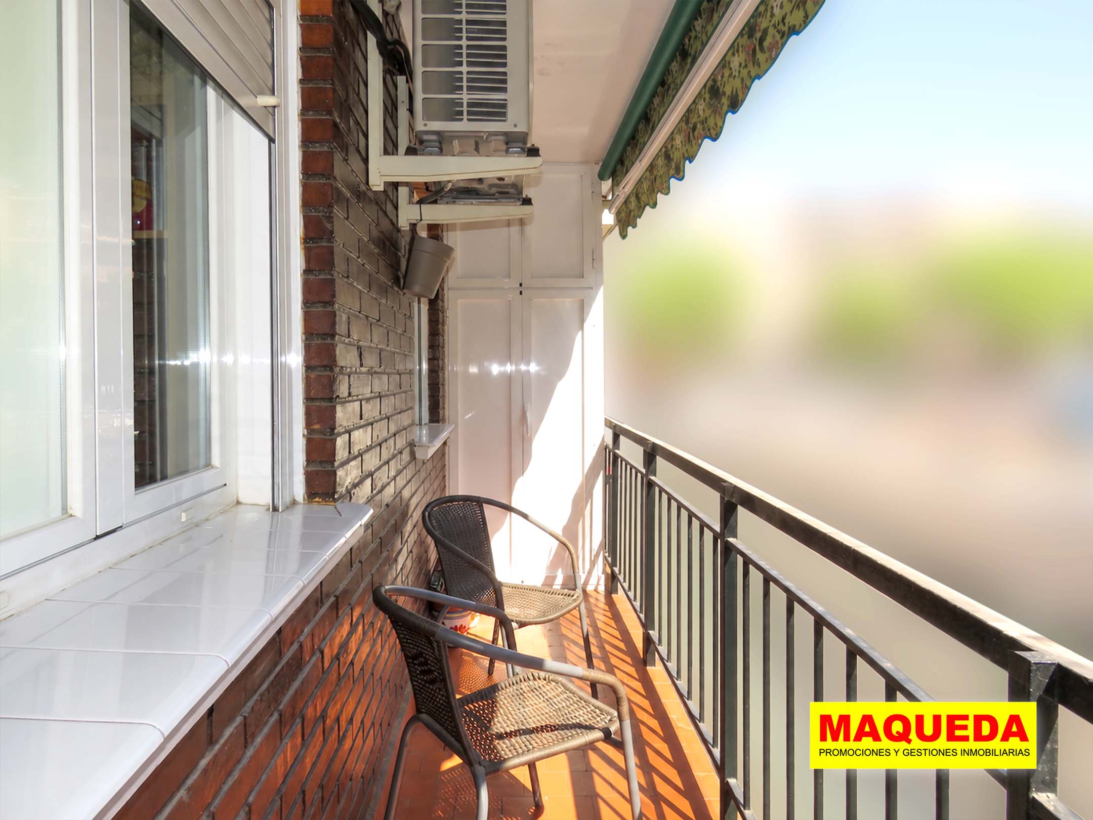 Terraza del piso en venta en calle Mayor Alcorcón