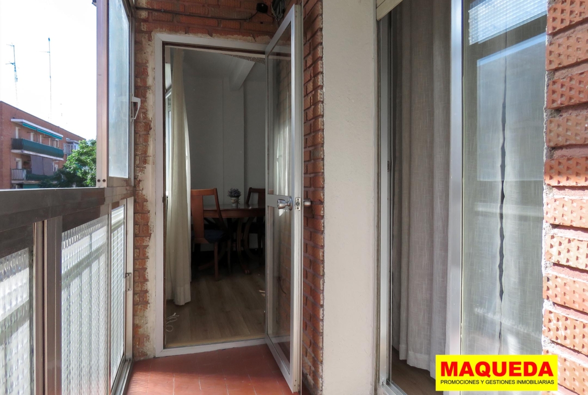Terraza del piso en venta en Alcorcón Centro junto a calle Mayor