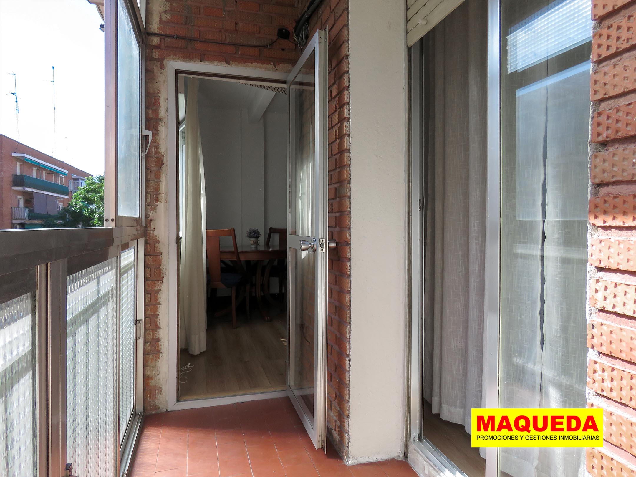Terraza del piso en venta en Alcorcón Centro junto a calle Mayor