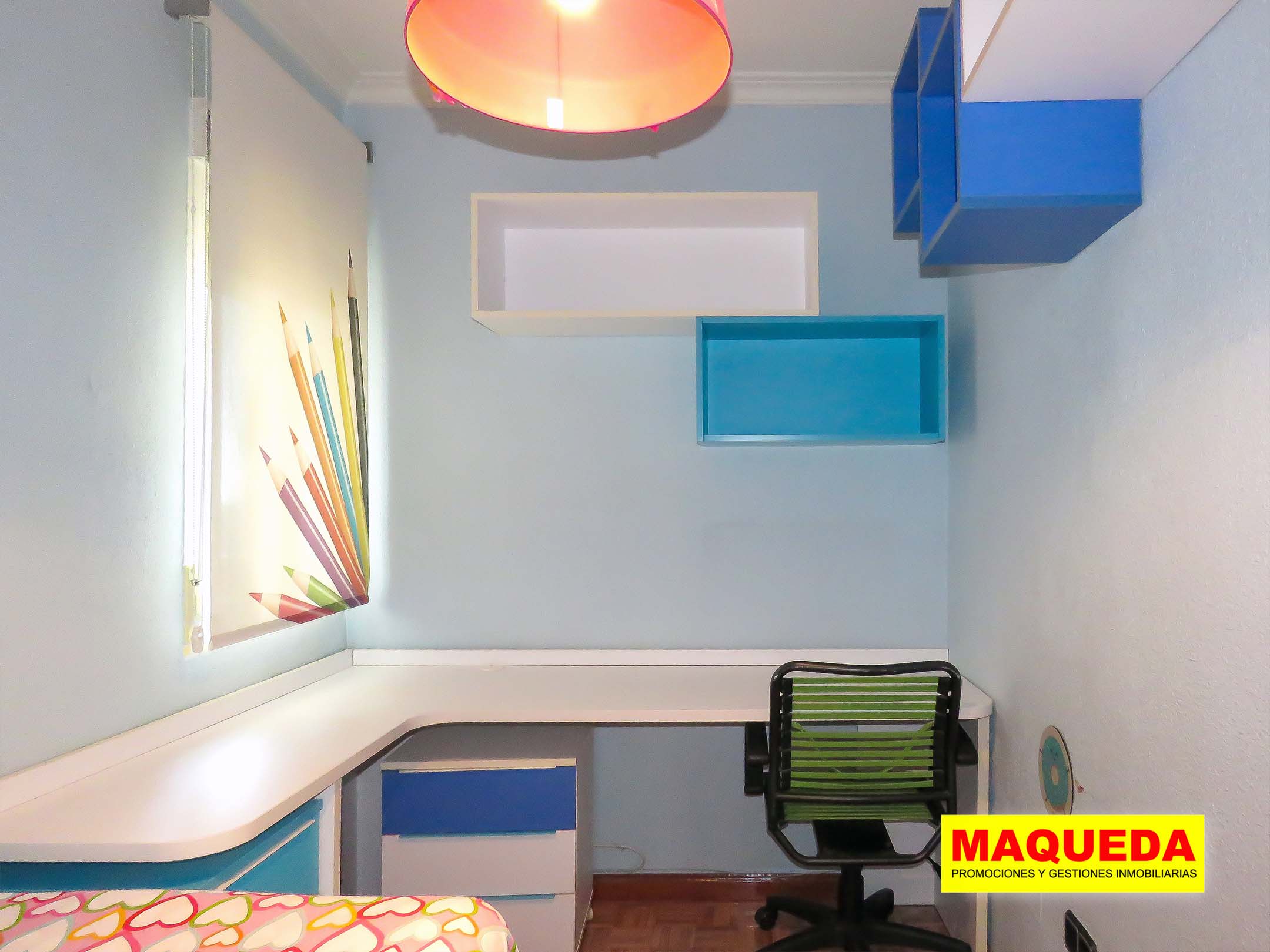 Dormitorio juvenil del piso amueblado en alquiler en Parque Mayor, Alcorcón